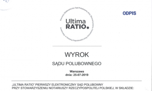 Ultima Ratio wydał pierwszy, historyczny wyrok! Sprawa trwała tylko 8 dni. To możliwe? Zobacz case study